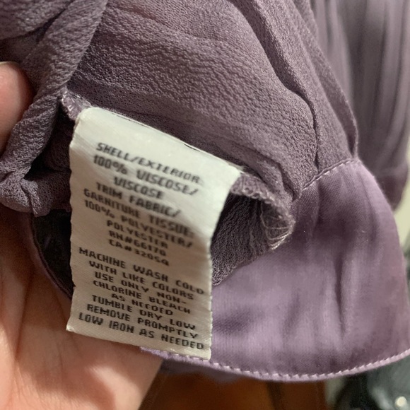 Vintage Kimchi Blue Dress Medium Lavender Purple Ruffle detail Great condition! - Picture 9 of 12